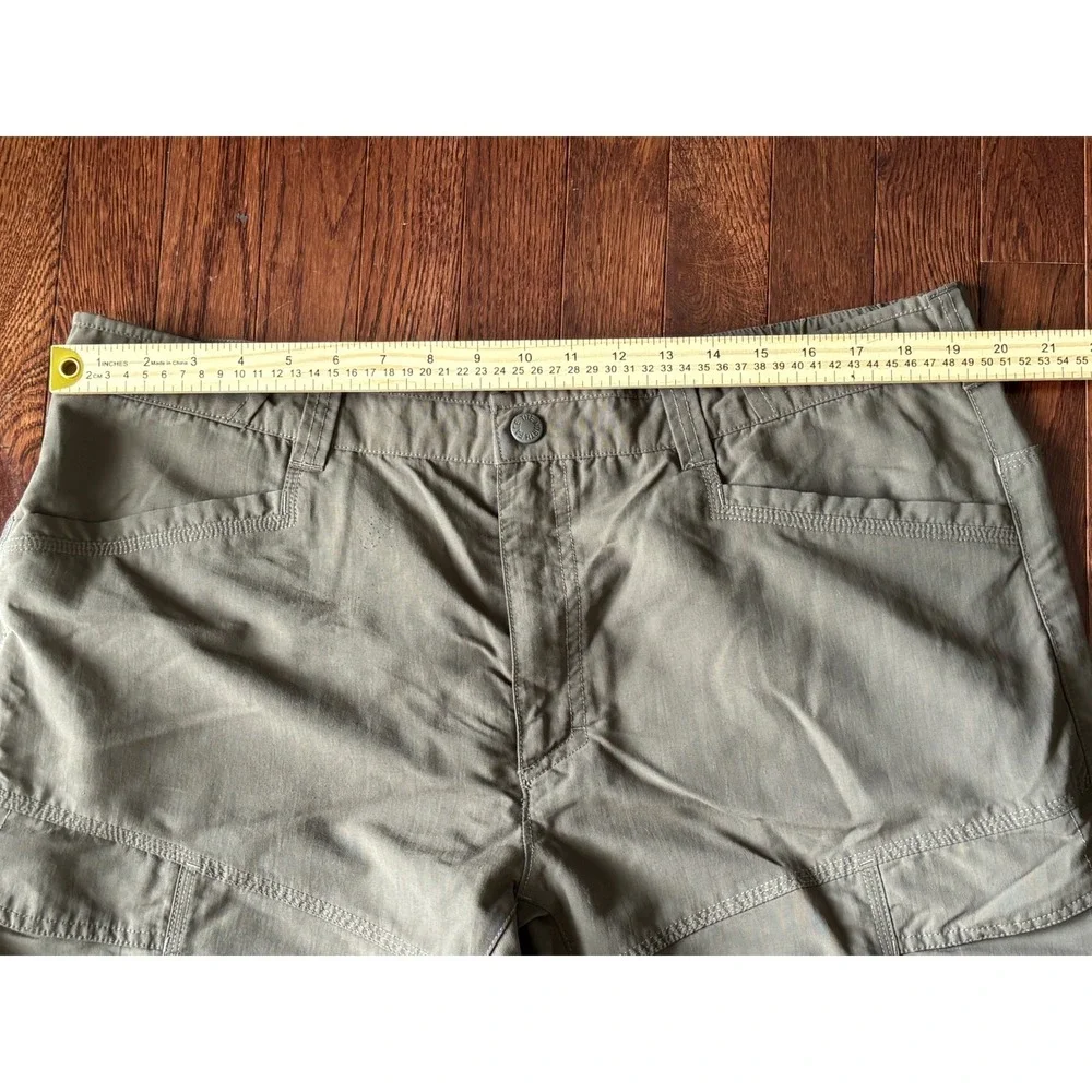 The North Face Mens Paramount Peak II Convertible Hiking Pants Brown Green XL